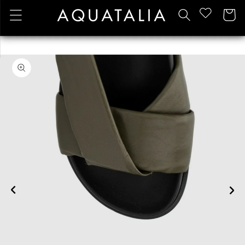 Aquatalia Ileena Napa Slides - Picture 5 of 5